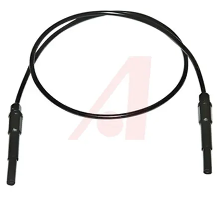 Produktfoto 1 von Mueller Electric Messleitung 20A Stecker / Stecker, Schwarz Polyvinylchlorid-isoliert 1.5 m, 1 kV