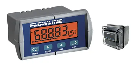 Flowline LI55 Niveauregler 1 x Eingänge DIN-Hutschiene, U Sonde = 10 V 999.9 s 265 V 1-poliger Umschalter, Relais