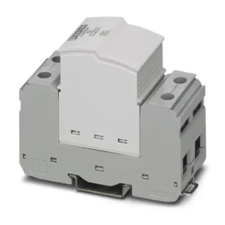 Produktfoto 1 von Phoenix Contact, Überspannungsschutz, 1-phasig, 2 kV 50 kA DIN-Hutschiene FLT-SEC-P-T1-1S-350/25-FM