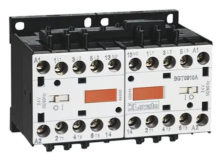 Produktfoto 1 von Lovato BG Wendeschütz 230V ac-Spule, 3-polig, 600V ac / 9 A 230V ac 4 kW 3 Schließer/1 Schließer Motorsteuerung,