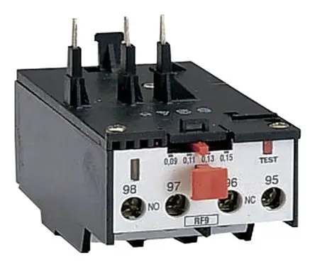 Lovato RF9 Thermisches Überlastrelais 0.75 kW 1 Schließer/1 Öffner, 690V ac / 1.5A 3P, 54.5 mm x 44mm