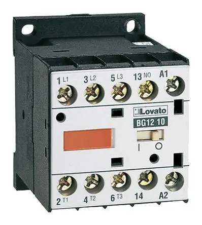 Produktfoto 1 von Lovato BG Schütz 110V ac-Spule, 3-polig, 600V ac / 12 A 110V ac 5.5 kW 3 Schließer/1 Schließer Motorsteuerung