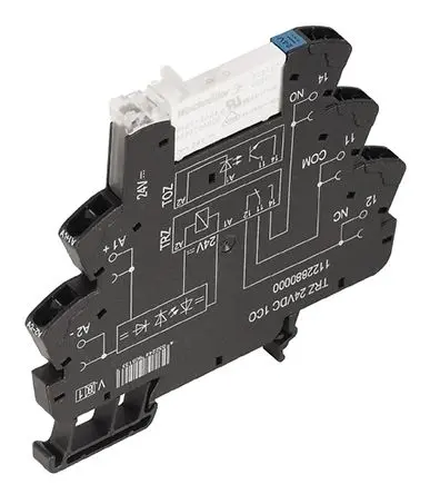 Produktfoto 1 von Weidmüller TRZ Interface Relais 24V, 1-poliger Umschalter DIN-Hutschiene 10mA