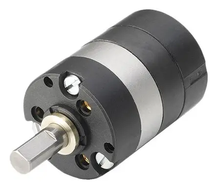 Produktfoto 1 von Portescap Planetengetriebe Getriebe / 2 Nm 5000U/min, Ø 22 mm, Schaft-Ø 4 mm, 23 mm x 23 mm x 54mm