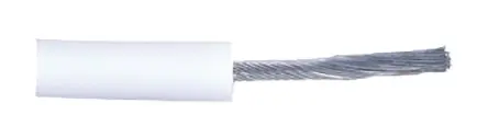Produktfoto 1 von Alpha Wire Hookup Wire Silicone Schaltdraht 1.3 mm², 16 AWG 30.5 m Weiß Ø 0.164 Zoll 41 Litzen Silikongummi