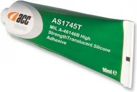 Produktfoto 1 von ACC AS1745T (ESP508) Dichtmittel Lichtdurchlässig Paste, Patrone 310 ml, 200 °C, -62 °C