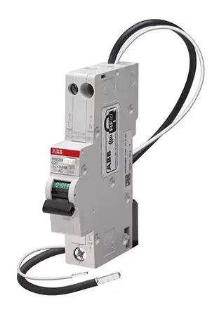 Produktfoto 1 von ABB System Pro M Compact DSE201 FI/LS-Schalter (RCBO) 20A, 1-polig Typ C, Empfindlichkeit 30 mA