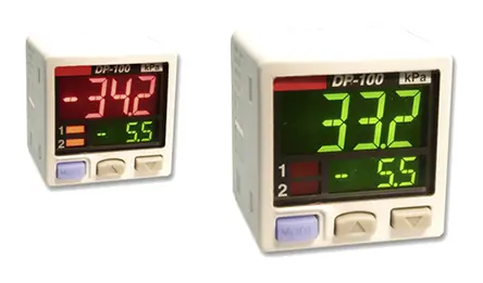 Produktfoto 1 von Panasonic G1/8 Relativ Drucksensor -1bar bis 10bar, 2 x PNP-Schließer/Öffner 4 → 20 mA, 1 → 5 V, für Nichtkorrosives Gas