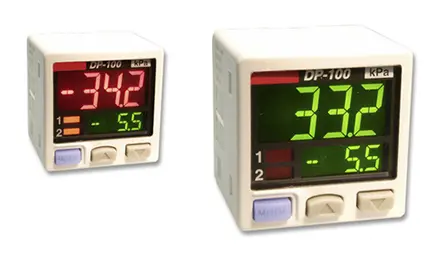 Produktfoto 1 von Panasonic G1/8 Relativ Drucksensor -1bar bis 10bar, Relais, für Nichtkorrosives Gas