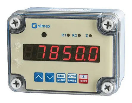 Produktfoto 1 von Simex SLIK-N118 LED-Display Abwärts, Aufwärts Zähler Automatisch, manuell 6-stellig Impuls max. 5kHz 230 V ac