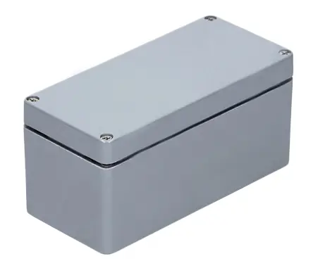 Produktfoto 1 von RS PRO GRJ; Gehäuse; Polyethylenterephthalat; Grau IP66 Breite 75 mm Höhe 75 mm Länge 160 mm