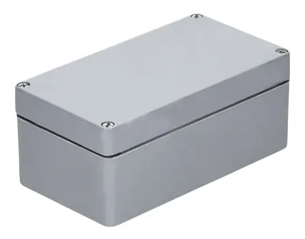 Produktfoto 1 von RS PRO GRJ; Gehäuse; Polyethylenterephthalat; Grau IP66 Breite 120 mm Höhe 90 mm Länge 220 mm