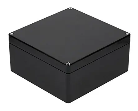 Produktfoto 1 von RS PRO GRJ; Gehäuse; Polyethylenterephthalat; Schwarz IP66 Breite 250 mm Höhe 120 mm Länge 400 mm