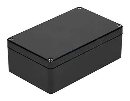 Produktfoto 1 von RS PRO GRJ; Gehäuse; Polyethylenterephthalat; Schwarz IP66 Breite 250 mm Höhe 120 mm Länge 255 mm