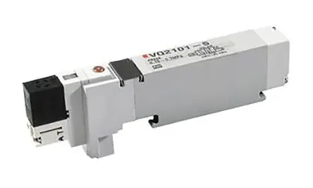 SMC VQ2000 Pneumatik-Magnetventil 5/2 Oberflächenmontage, Magnet/Magnet-betätigt 24V dc
