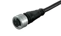 Produktfoto 1 von Molex 120065, 8-polig Sensor-Betätigungselementkabel, M12, Rechtwinklig Buchse 8 / Nicht abgeschlossen Stecker, Länge 2