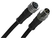 Produktfoto 1 von Molex 120007, 4-polig Sensor-Betätigungselementkabel, M12, Gerade Buchse / M12, Gerade Stecker, Länge 2 m
