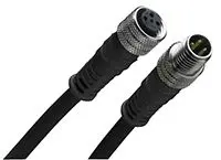 Produktfoto 1 von Molex 120007, 4-polig Sensor-Betätigungselementkabel, M12, Gerade Buchse 4 / M12, Gerade Stecker, Länge 600 mm
