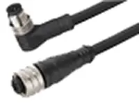 Produktfoto 1 von Molex 120098, 5-polig Sensor-Betätigungselementkabel, M12, Rechtwinklig Buchse 5 / M12 Stecker, Länge 2 m