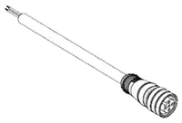Produktfoto 1 von Molex 120006, 5-polig Sensor-Betätigungselementkabel, Gerade Buchse / Nicht abgeschlossen Stecker/Buchse