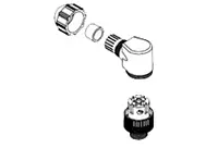 Produktfoto 1 von Brad from Molex 120071 M12 Rundsteckverbinder Stecker 5-polig Stecker 4A Kabel IP40