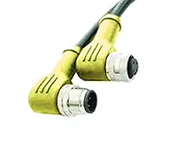 Produktfoto 1 von Molex 120087, 3-polig Sensor-Betätigungselementkabel, Rechtwinklig Buchse 3 / M8 Stecker, Länge 1 m