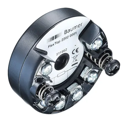 Produktfoto 1 von Baumer Temperatur-Messumformer Ø 44 mm 8 → 28 V dc für Pt100