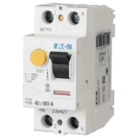 Produktfoto 1 von Eaton RCD/FI, 2-polig, 40A, 300mA Typ S PFIM