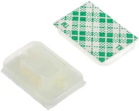 Produktfoto 1 von HellermannTyton Selbstklebend TY Befestigungssockel, Nylon 6.6 Natur 20 mm x 4 mm Kabelbinder x 14mm für 2.2 mm