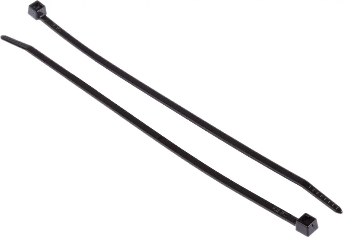 Produktfoto 1 von HellermannTyton T Nylon 6.6 Kabelbinder Kabelbinder Schwarz 4mm x 175 mm