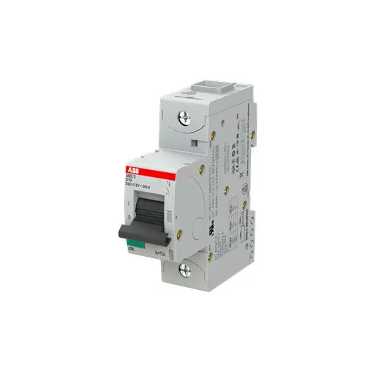 Produktfoto 1 von ABB S800S Miniaturüberlastschalter Typ D, Pol 1-polig 10 A 240 V ac, Abschaltvermögen 50 kA