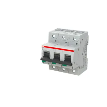 Produktfoto 1 von ABB S800S Miniaturüberlastschalter Typ D, Pol 3-polig 20A 240V ac, Abschaltvermögen 50 kA