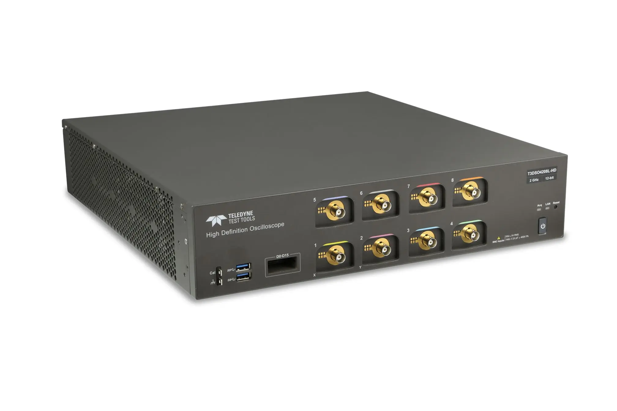 Produktfoto 1 von Teledyne LeCroy T3DSO4000L-HD Mixed-Signal Tisch Oszilloskop 8-Kanal Analog / 16 Digital 2GHz
