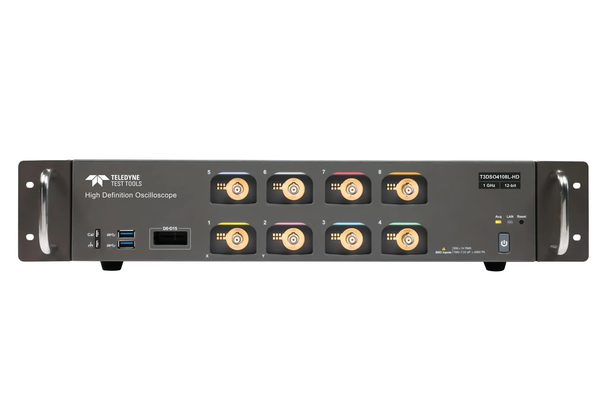 Produktfoto 1 von Teledyne LeCroy T3DSO4000L-HD Mixed-Signal Tisch Oszilloskop 8-Kanal Analog / 16 Digital 1GHz