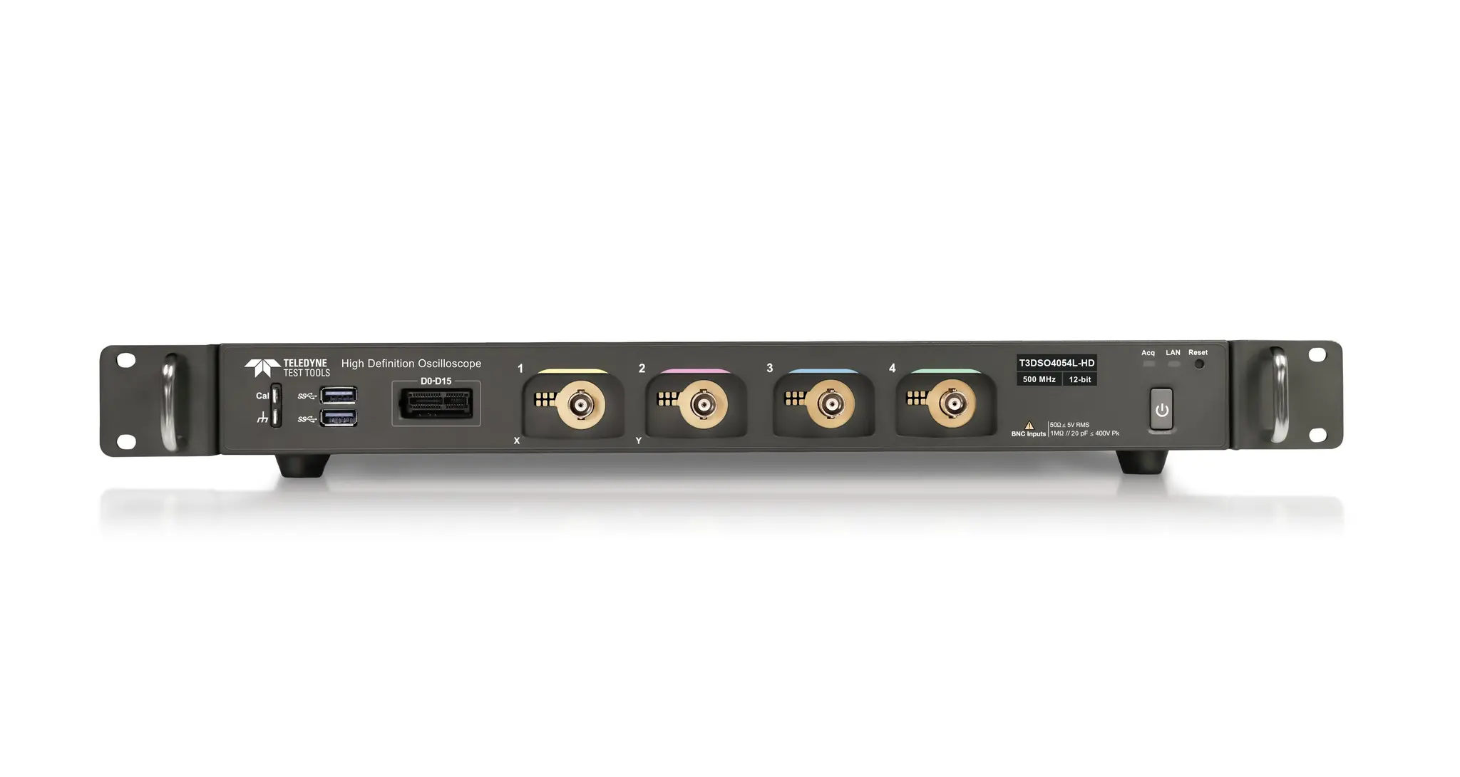 Produktfoto 1 von Teledyne LeCroy T3DSO4000L-HD Mixed-Signal Tisch Oszilloskop 4-Kanal Analog / 16 Digital 500MHz