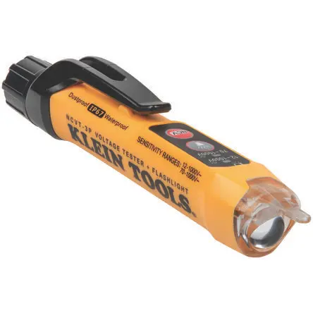 Produktfoto 1 von Klein Tools NCVT3P LED Kontaktloser Spannungsprüfer, 1000V max. Durchgangsprüfung Batterie CAT IV