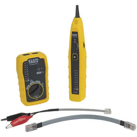 Produktfoto 1 von Klein Tools VDV500-705 Netzwerktester Tonsignal, Multimedia Kabel Tester Set, RJ45 RJ45, RJ11