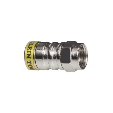 Produktfoto 1 von Klein Tools Buchse Koaxialsteckverbinder F-Steckverbinder, Kabel, für RG6, RG6Q-Kabel, Gerade