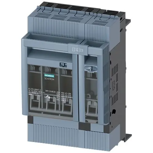 Produktfoto 1 von Siemens Sicherungsschalter-Trennschalter / 4-polig 125 A offen, NH000 Sicherungsgröße, 3 phasig