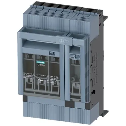 Produktfoto 1 von Siemens Sicherungsschalter-Trennschalter / 4-polig 125A offen, NH000 Sicherungsgröße, 3 phasig