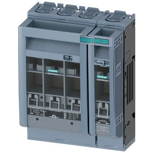 Produktfoto 1 von Siemens SENTRON Sicherungsschalter-Trennschalter / 4-polig offen, NH00 Sicherungsgröße