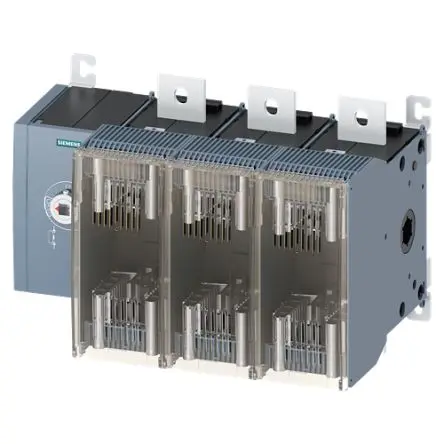 Produktfoto 1 von Siemens Sicherungsschalter-Trennschalter / 3-polig 800A offen, NH2 Sicherungsgröße, 3 phasig