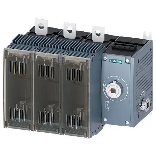 Produktfoto 1 von Siemens Sicherungsschalter-Trennschalter / 3-polig 250 A offen, NH0-NH1 Sicherungsgröße, 3 phasig