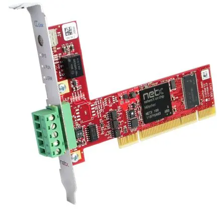 Produktfoto 1 von Hilscher 1 Anschl. PCI Serielle Karte 10Mbit/s 5-polig