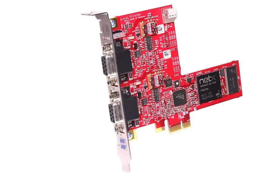 Produktfoto 1 von Hilscher 2 PCI-Express Serielle Karte, 12Mbps D-Sub