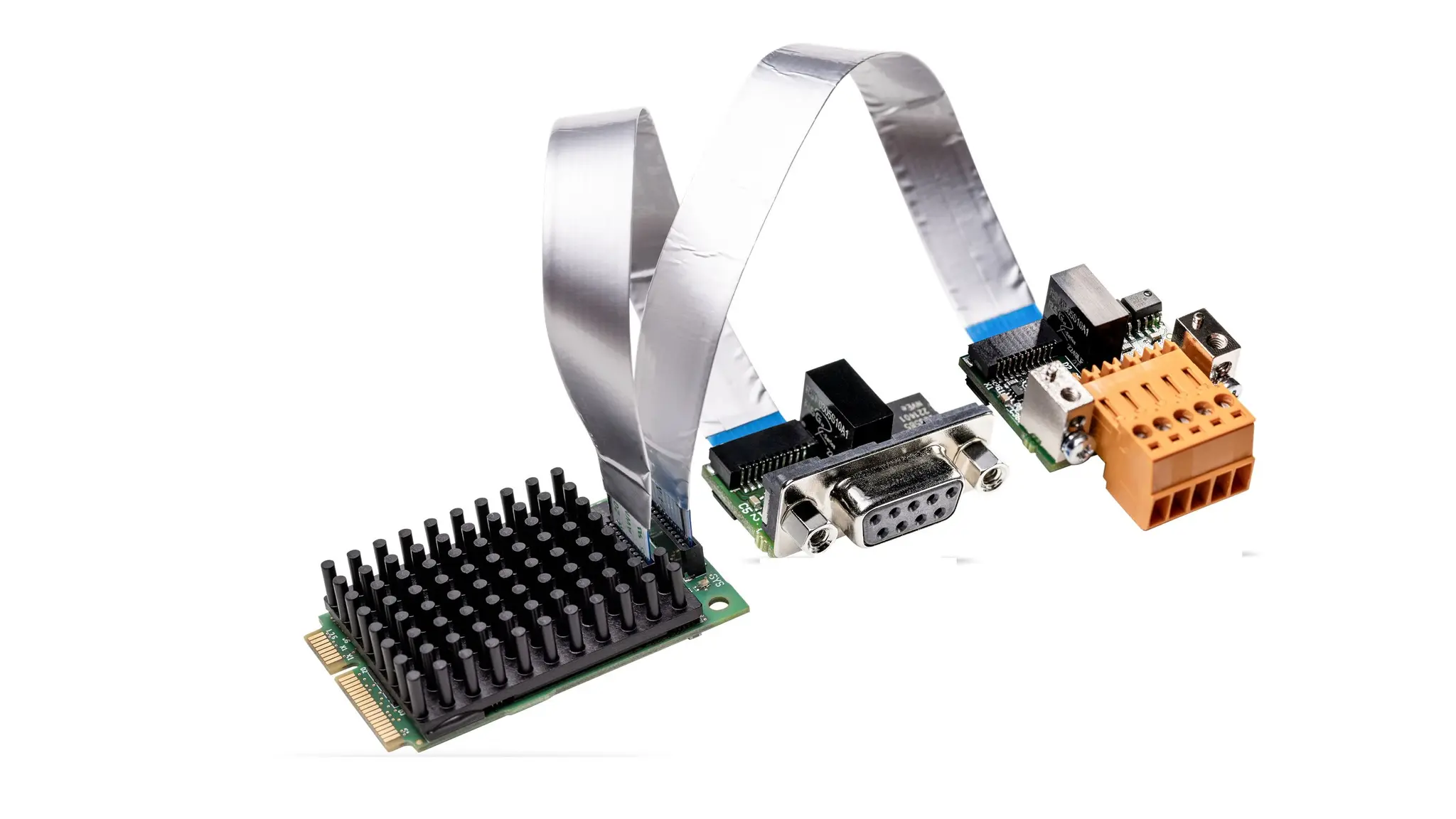 Produktfoto 1 von Hilscher 2 Mini-PCI Express Serielle Karte D-Sub
