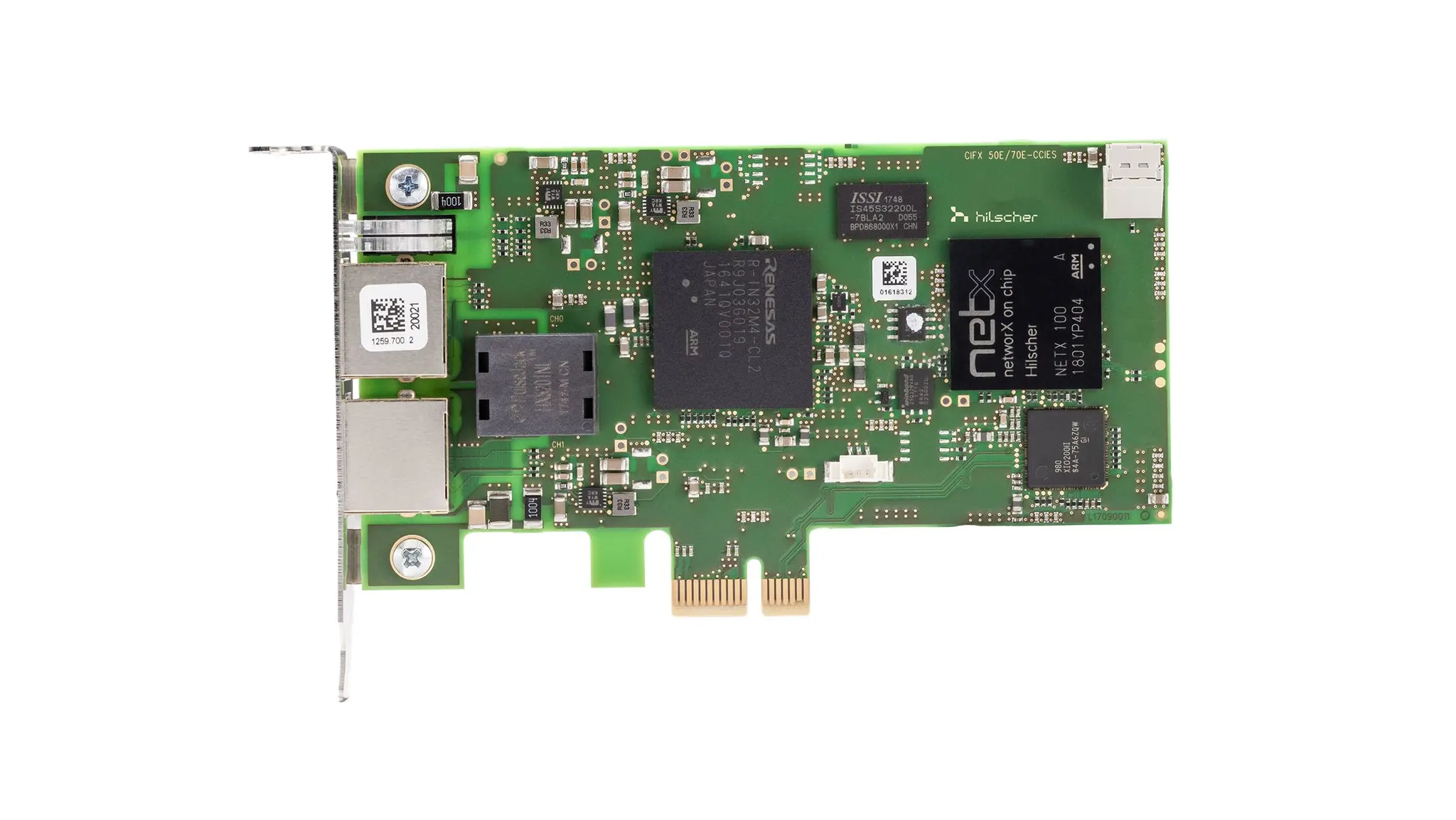 Produktfoto 1 von Hilscher 2 Low-Profile PCI Express Netzwerkkarte, 1000Mbps RJ45