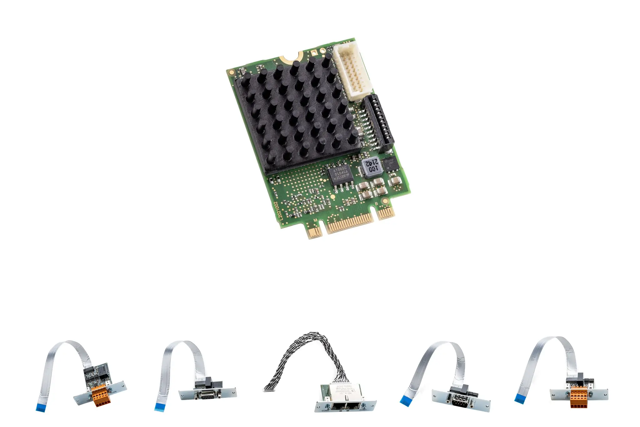 Produktfoto 1 von Hilscher 2 PCI-Express Netzwerkkarte, 100Mbps RJ45