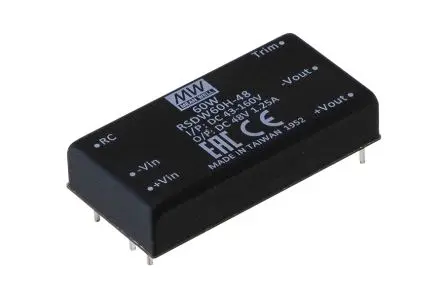 MEAN WELL RSDW DC/DC Konverter, 21.5V dc, 26.4 V dc OUT 2.5 A Durchsteckmontage 75V dc 60 W -40 °C 85 °C
