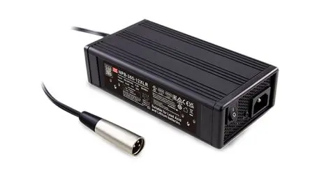 Produktfoto 1 von MEAN WELL NPB-360-12XLR NPB-360 Akkuladegerät, 15.2V Bleiakku, Li-Ion/4.5 A Breiter Ausgangsbereich
